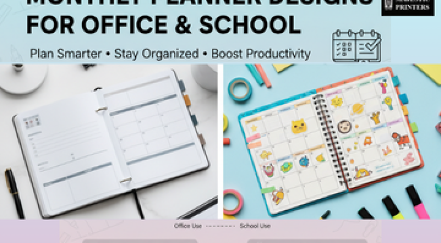 Best Monthly Planner Designs for Offices and Schools