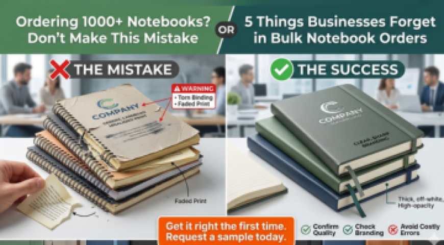 5 Things to Check Before Placing a Bulk Notebook Order