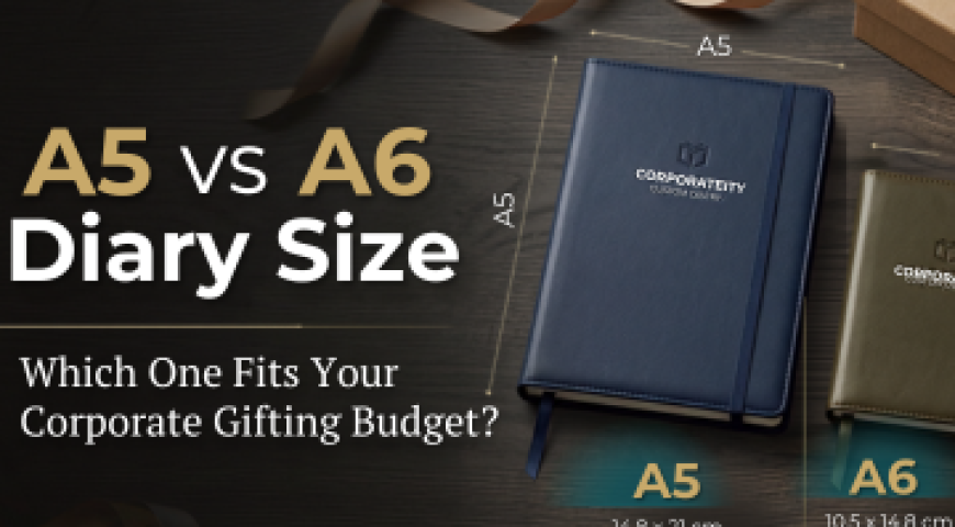 A5 vs A6 Diary Size: Which One Fits Your Corporate Gifting Budget?